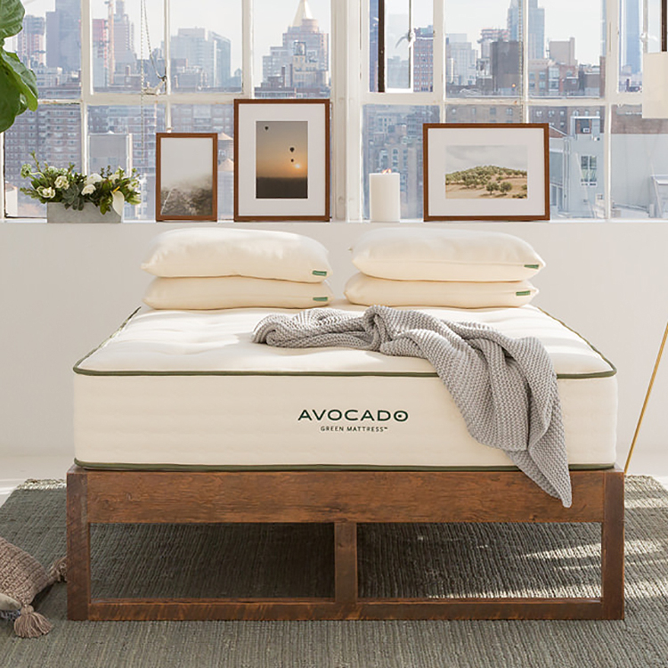 Green mattresses by Avocado. Image: Avocado