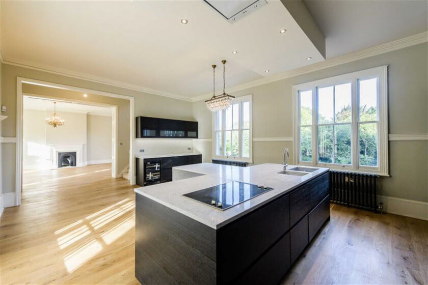 Luxury kitchen at Dancers Hill House - Win a London mansion for £13.50