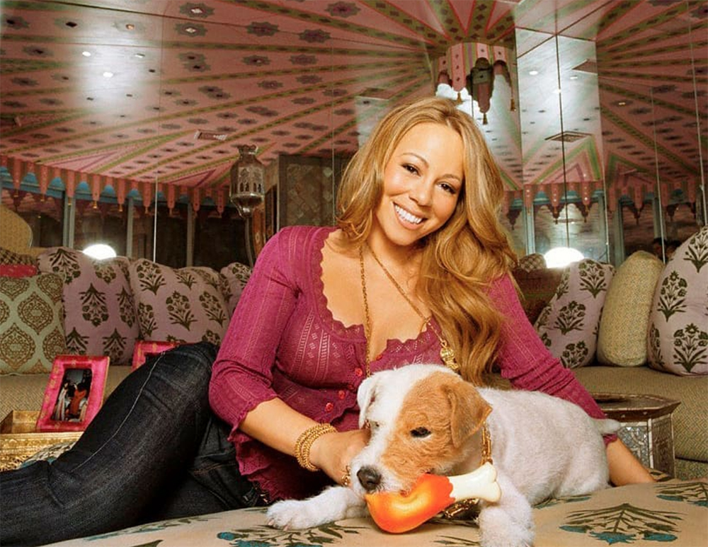 The Moroccan room in Mariah's house. Image: @mariahcarey/Instagram