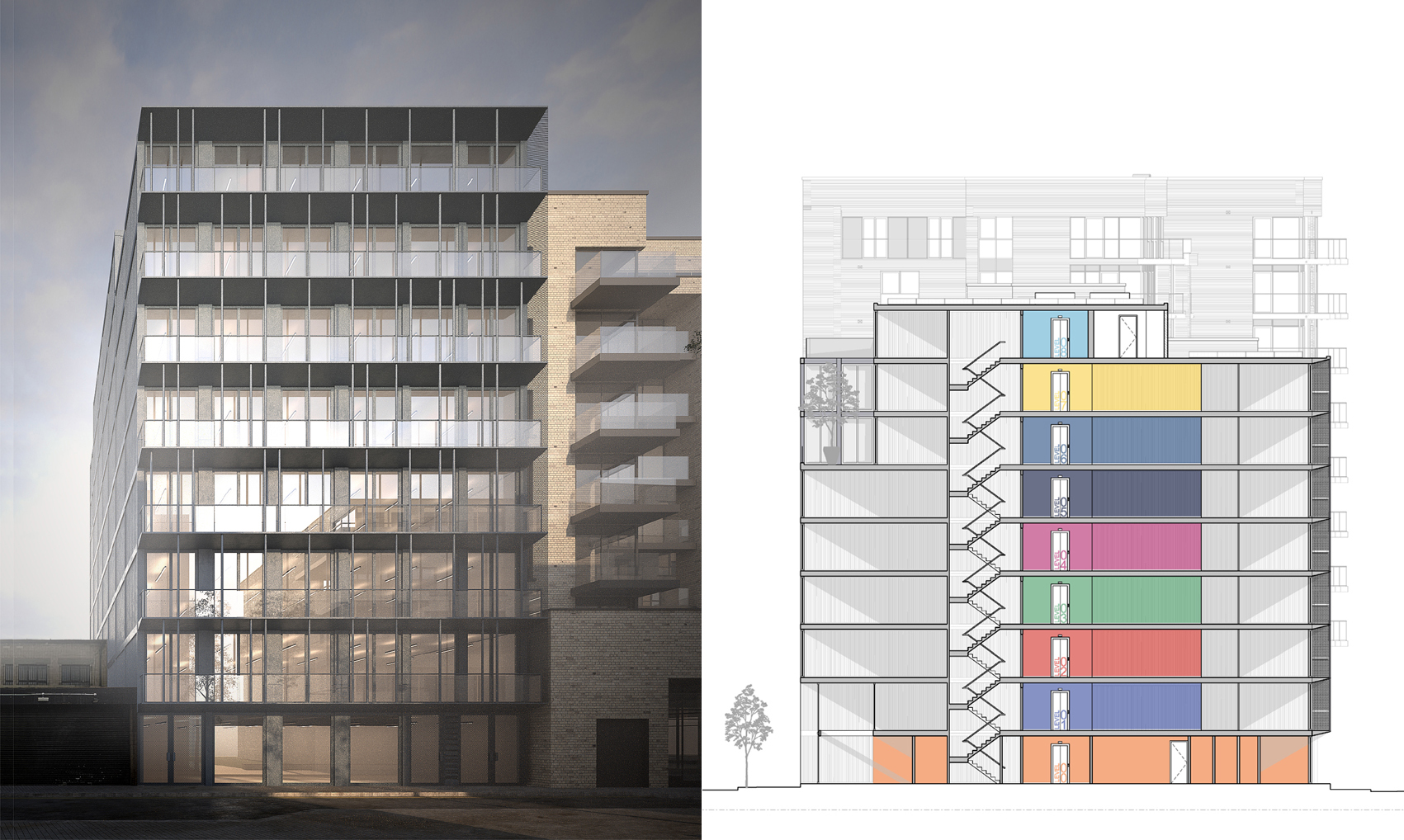 118 Vallance Road, an East London new build office development designed by Patalab, has received planning permission from London Borough of Tower Hamlets