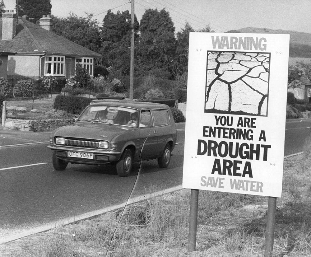 UK drought in 1976