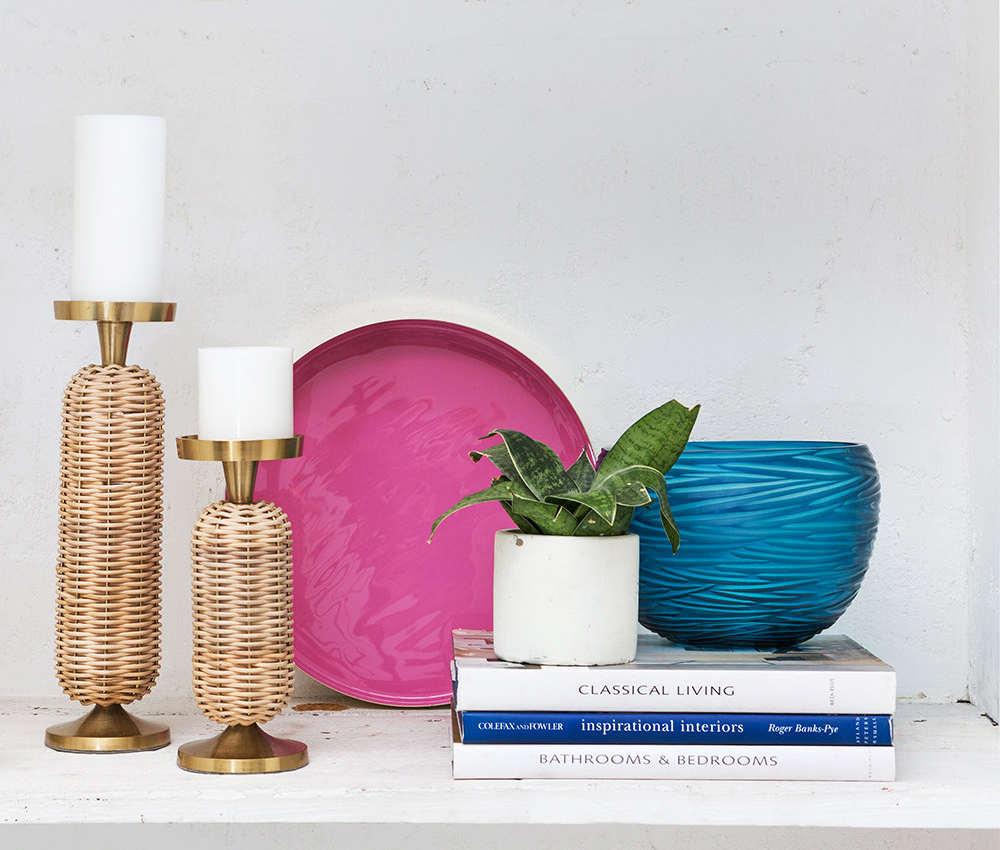 Find original ways to incorporate rattan with small but unique accessories. Image: Amara