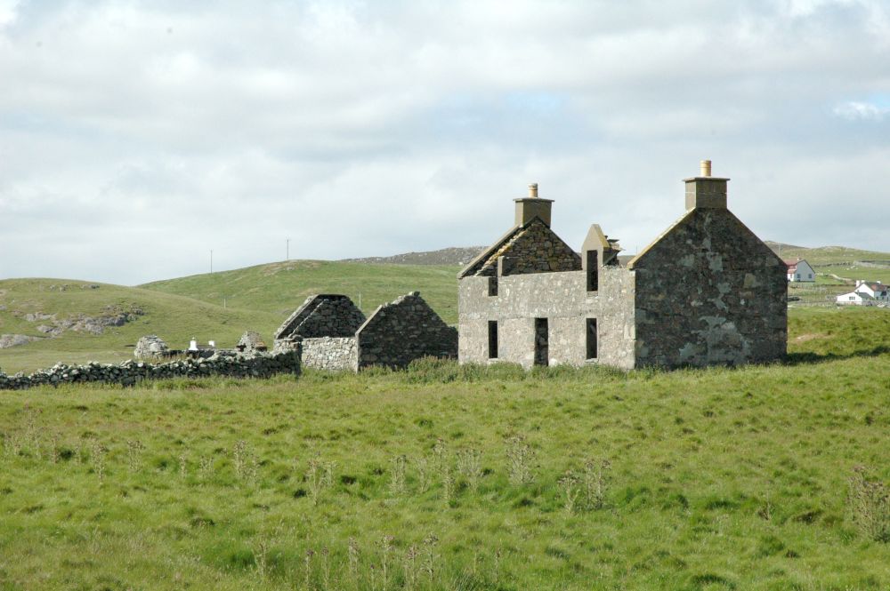 The island include the ruins of two derelict crofter's cottages. Image Vladi Private Islands