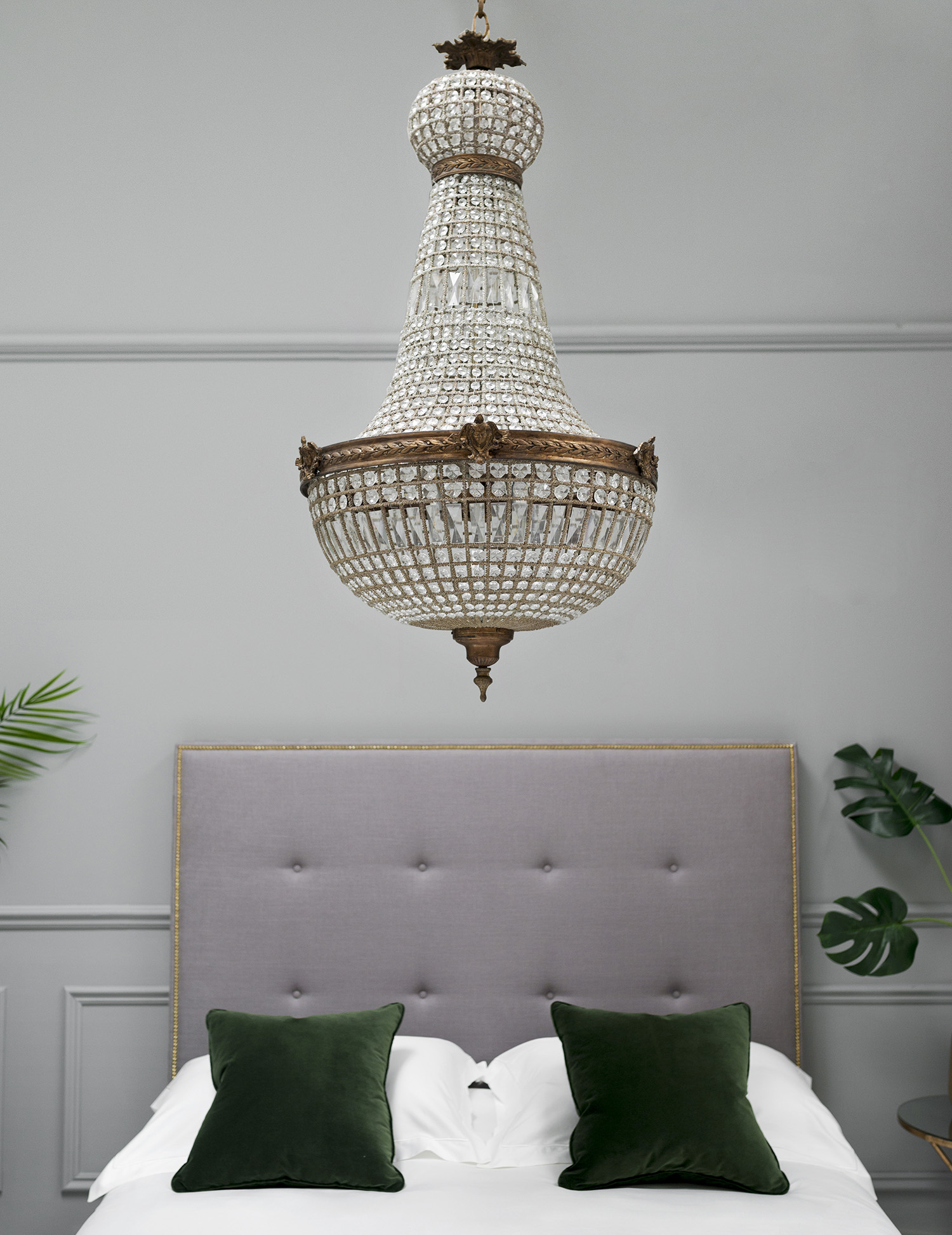 Stately empire chandelier from Sweetpea and Willow