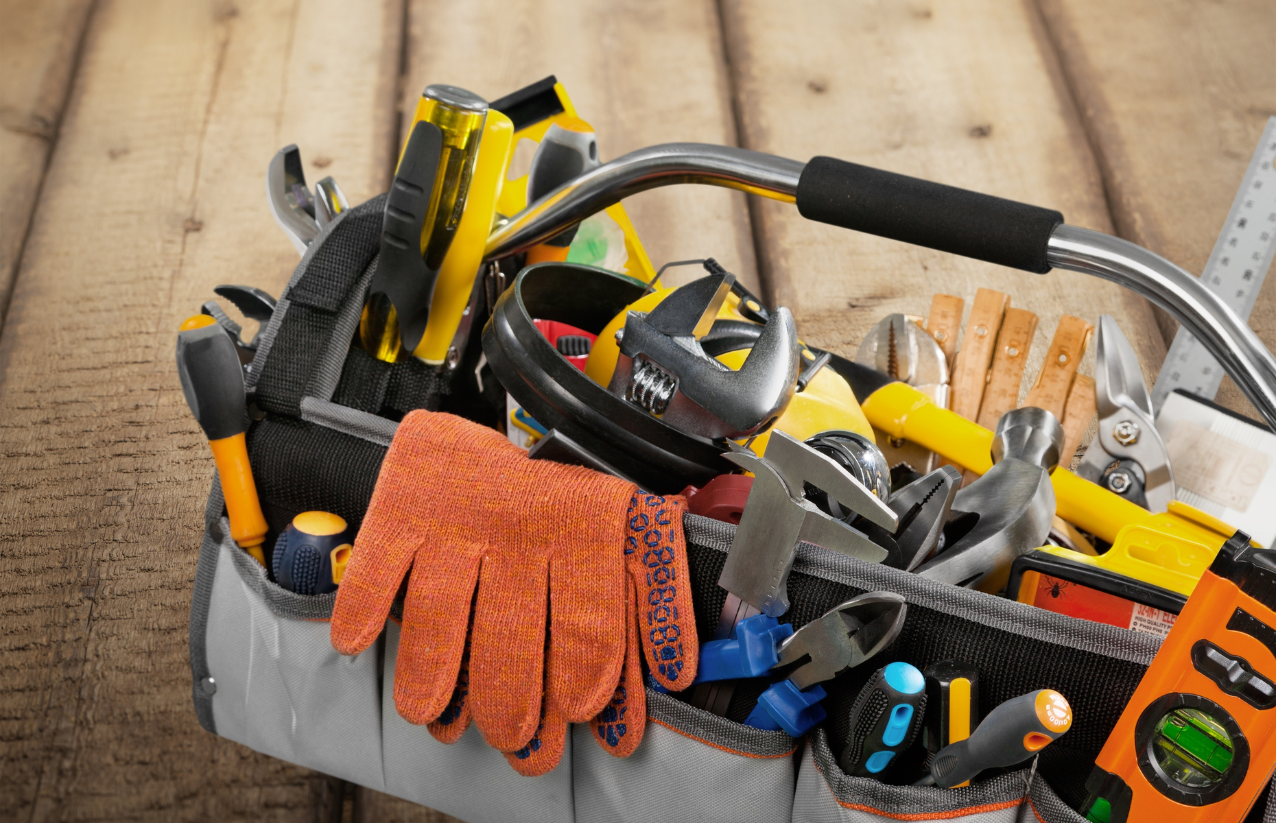 Without regular maintenance, dirt and debris can easily build up on handheld tools. Image: Billion Photos / Shutterstock