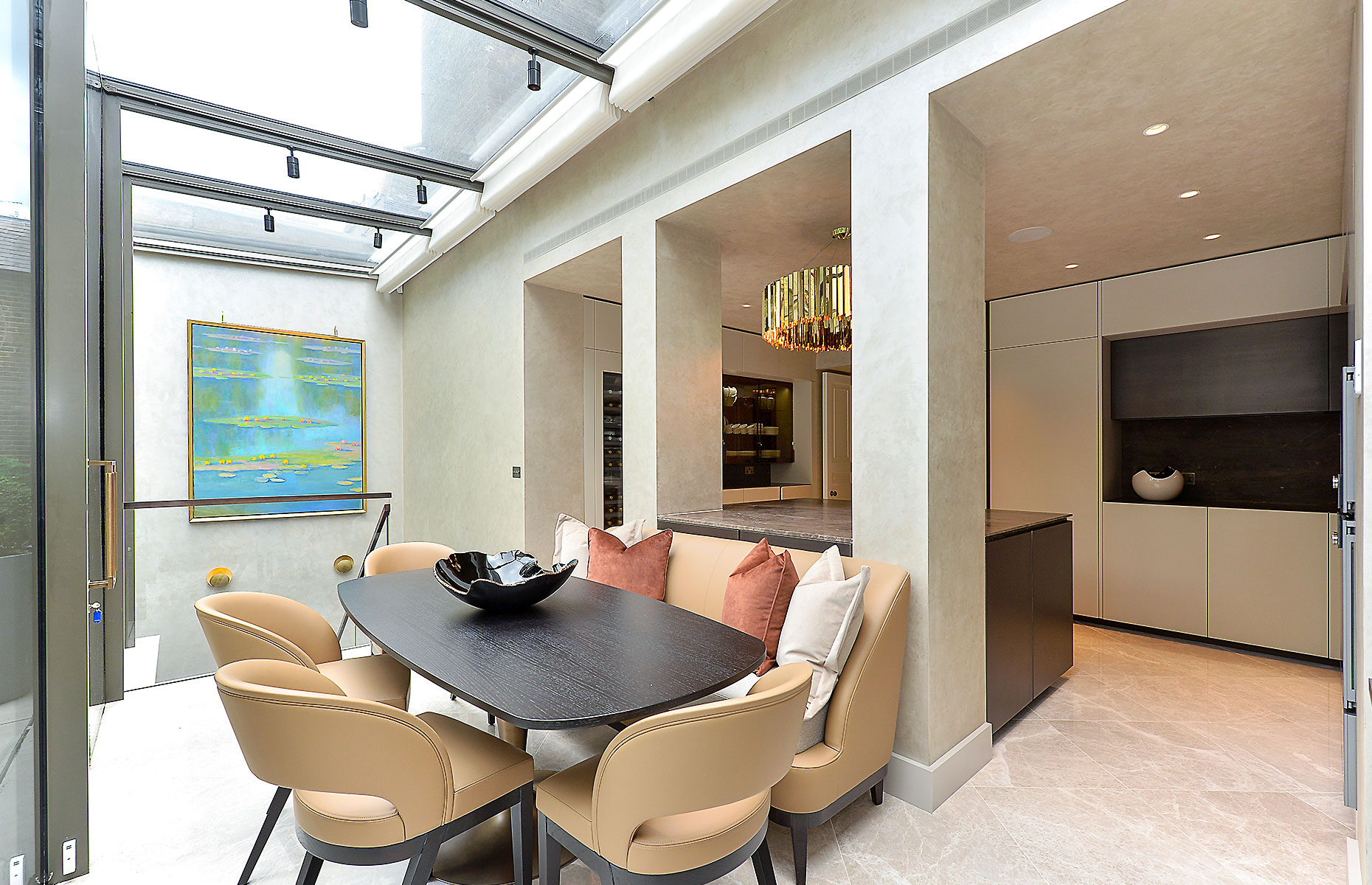 This stylish city home is a rare find in the capital. Image: Rokstone, Marylebone via OnTheMarket